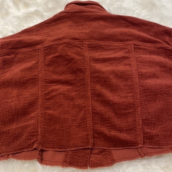 T.D.C. Topson Oversized Cropped Corduroy Jacket size Large - Picture 12 of 13